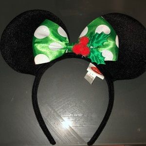 Christmas Minnie Mouse ears
